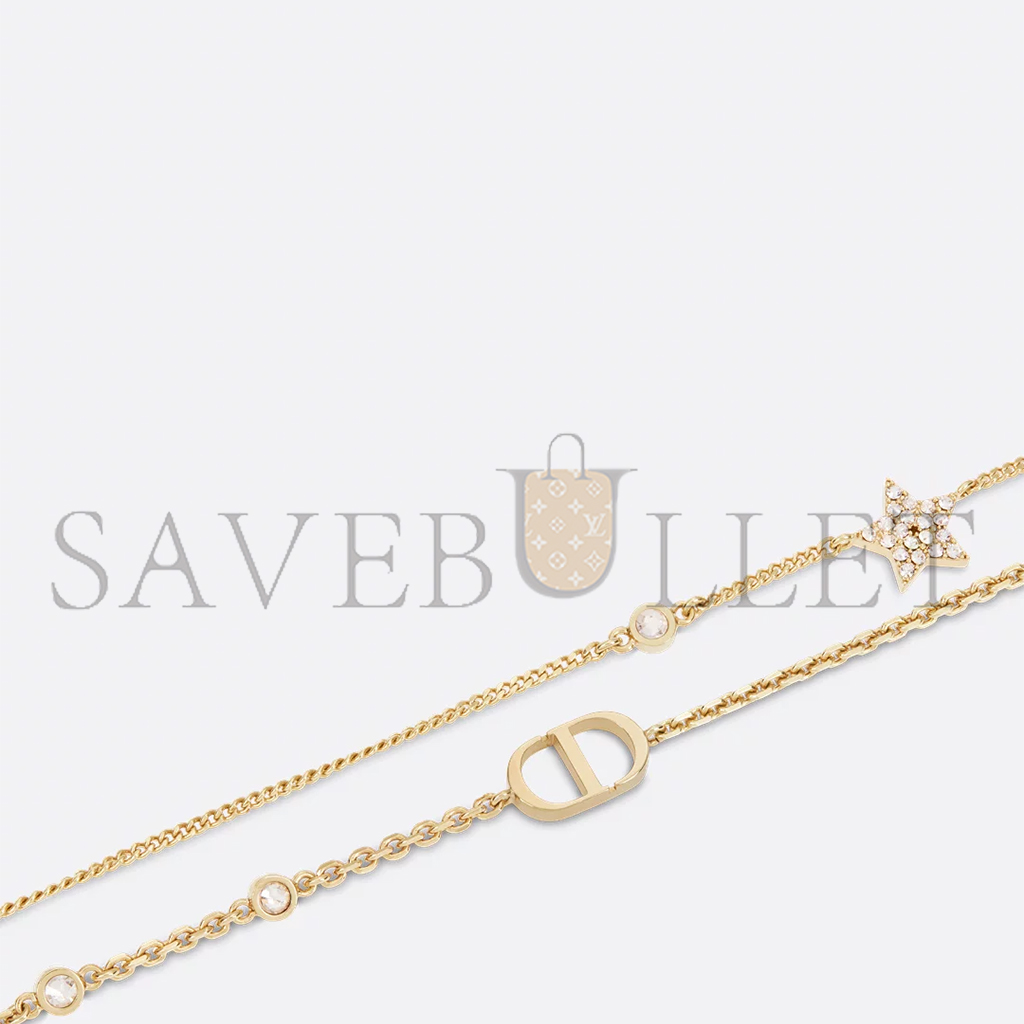 D*or petit cd double chain necklace n1155pmtcy_d301